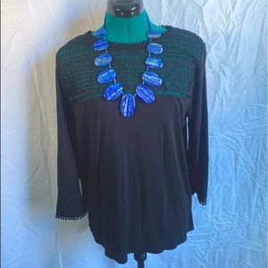 H&M Large Black Womens Blouse